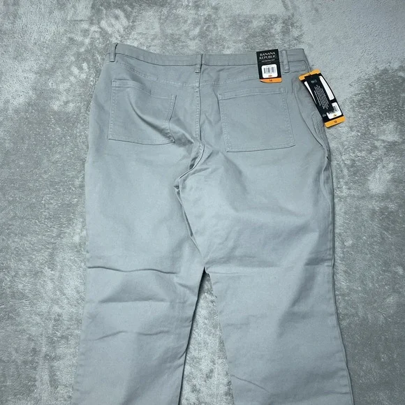 Banana Republic Women's Size 16 High Rise Twill Pant Gray d0035 - Picture 10 of 16